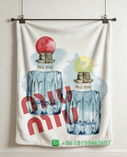Miumiu Throw Blankets